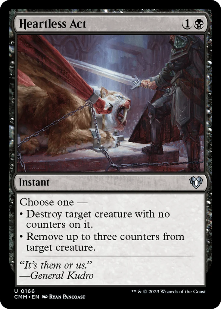 Heartless Act · Commander Masters