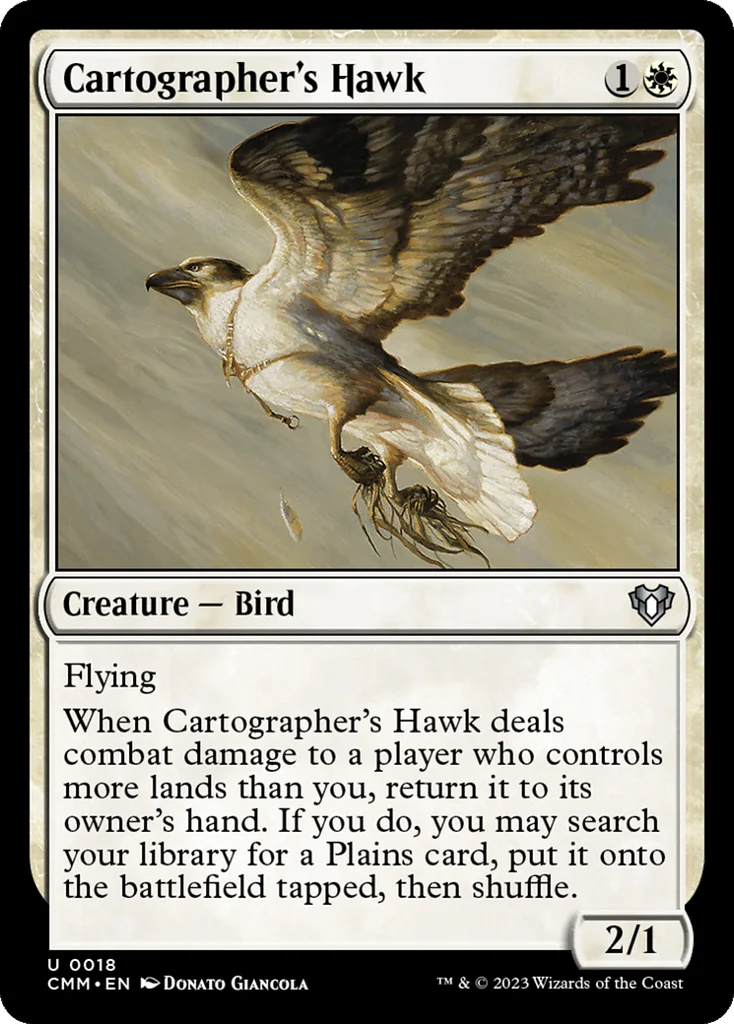 Cartographer's Hawk · Commander Masters