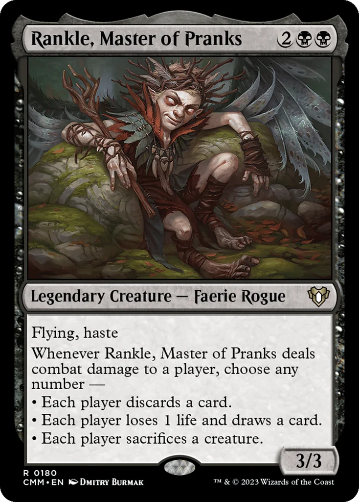 Rankle, Master of Pranks · Commander Masters