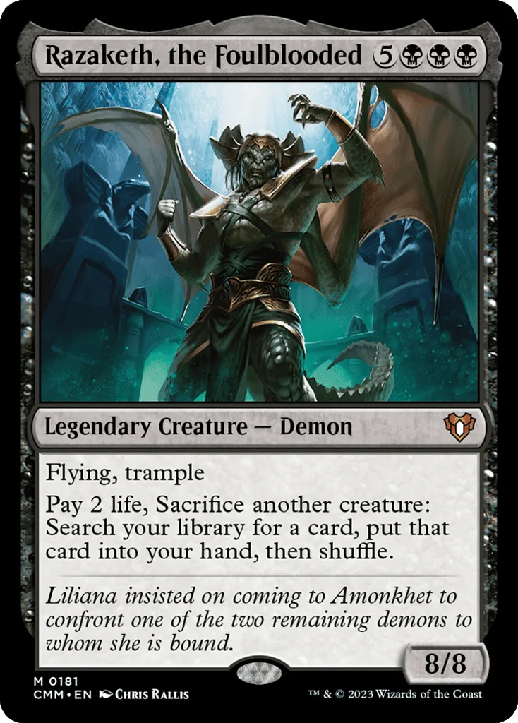 Razaketh, the Foulblooded · Commander Masters