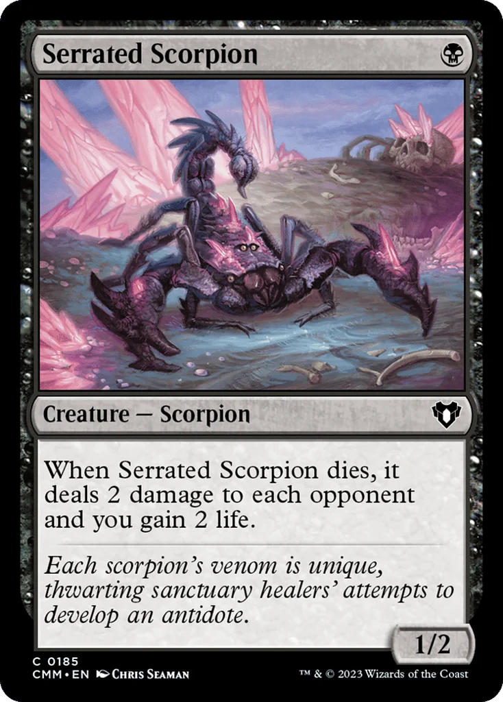 Serrated Scorpion · Commander Masters