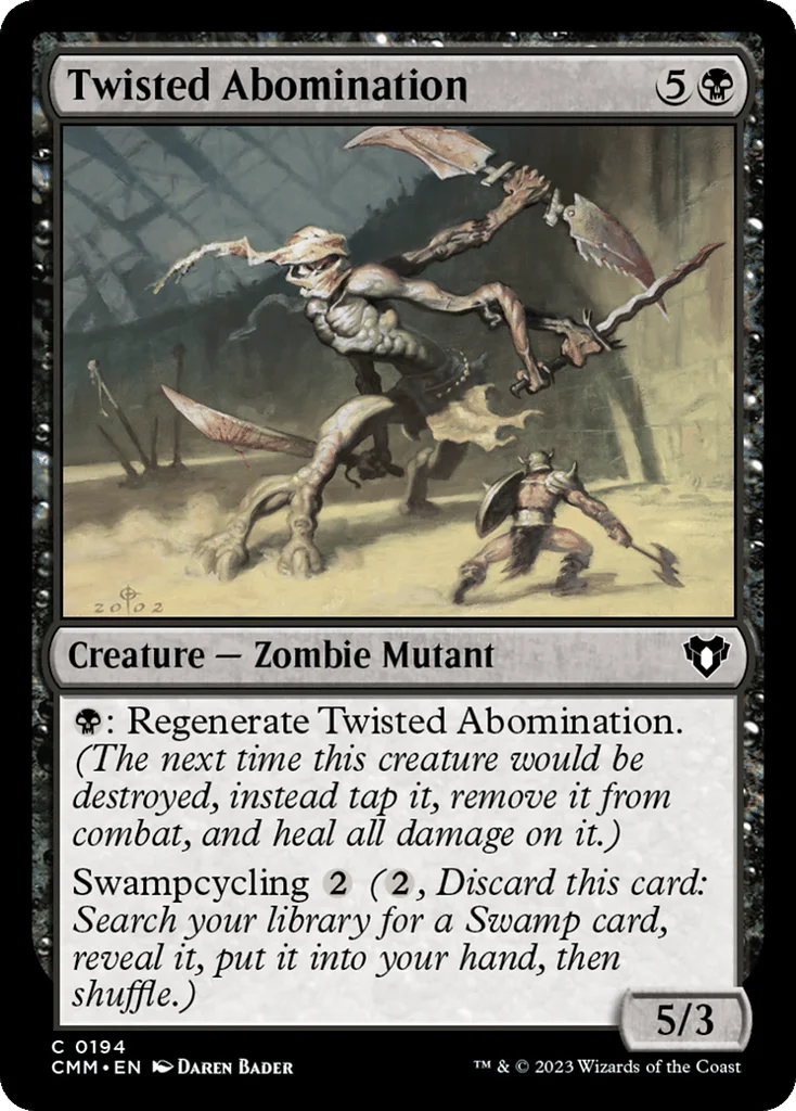 Twisted Abomination · Commander Masters