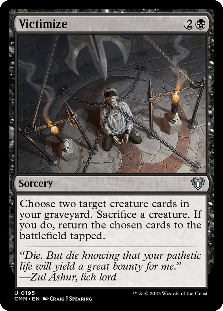 Victimize · Commander Masters