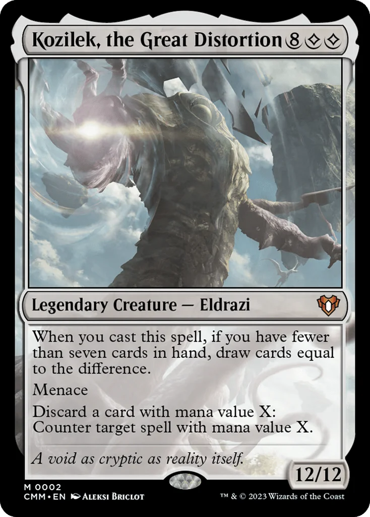 Kozilek, the Great Distortion · Commander Masters