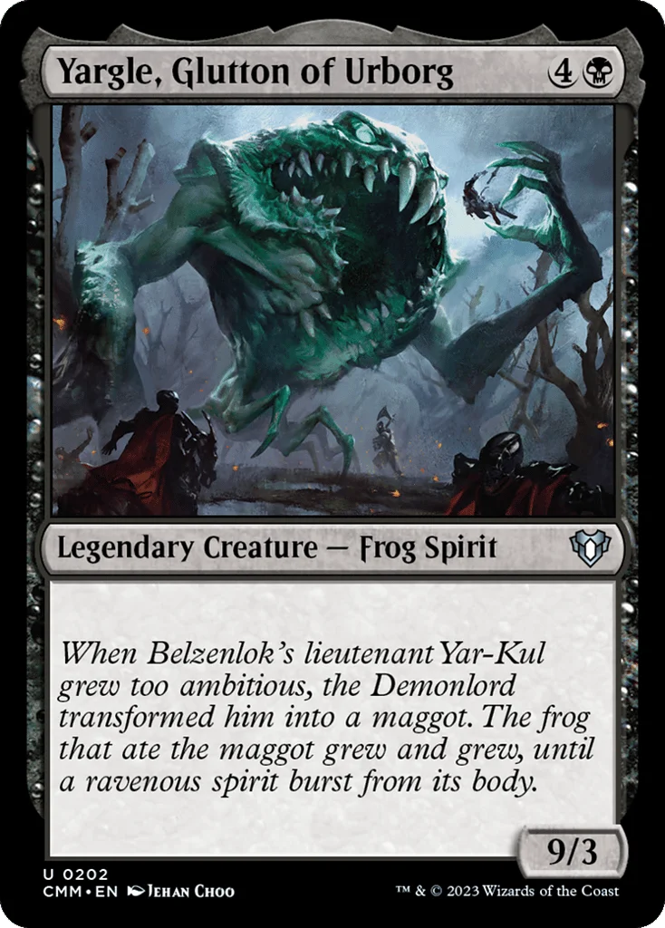Yargle, Glutton of Urborg · Commander Masters
