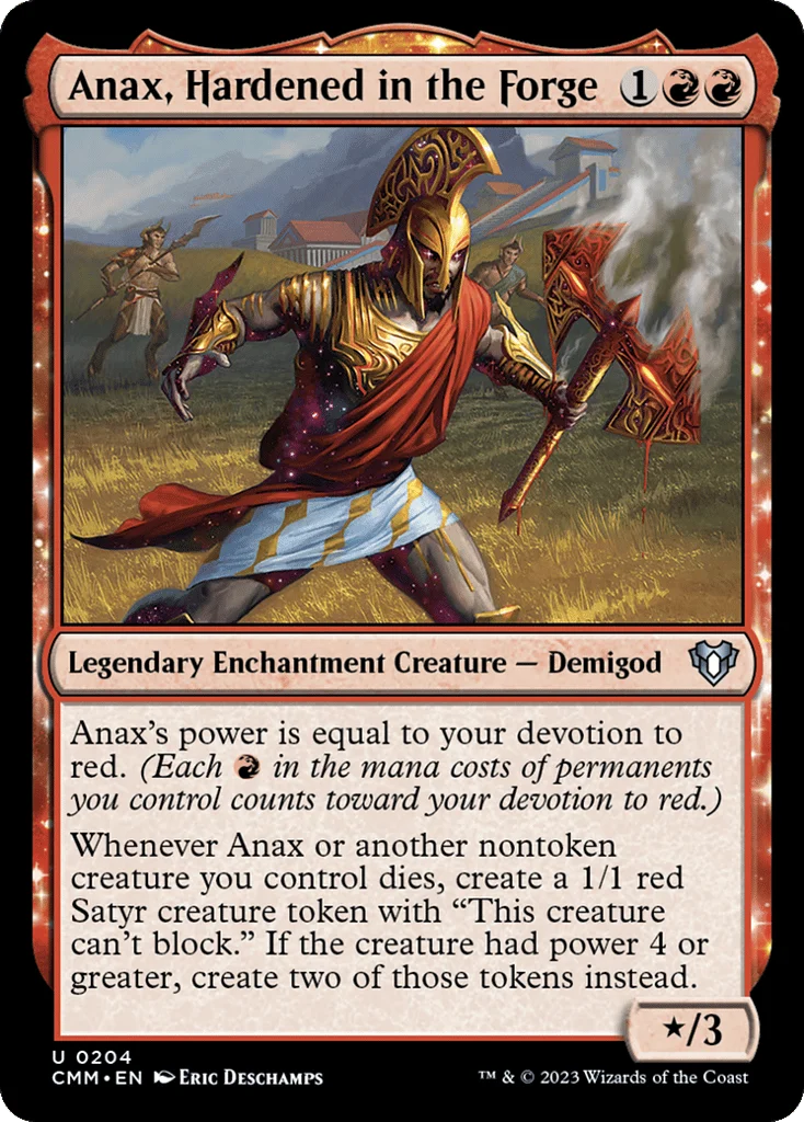 Anax, Hardened in the Forge · Commander Masters