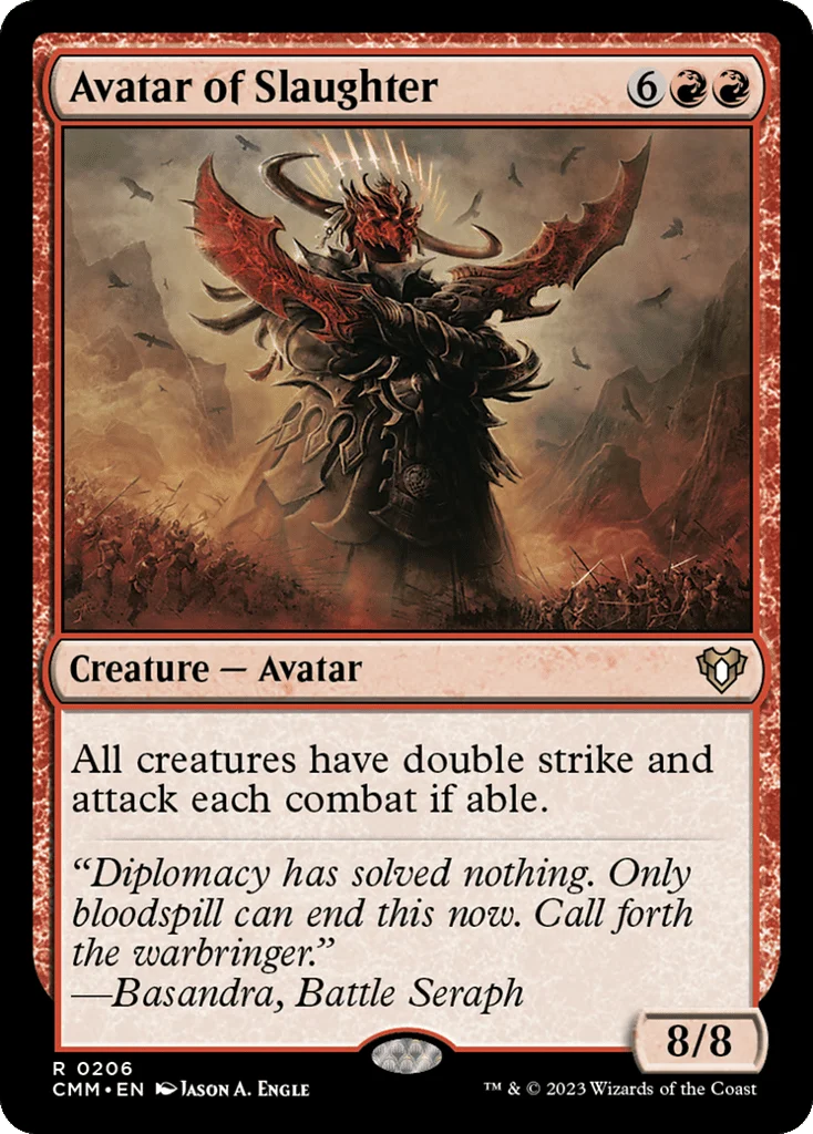 Avatar of Slaughter · Commander Masters