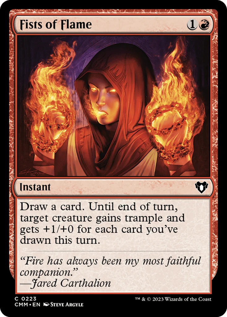 Fists of Flame · Commander Masters