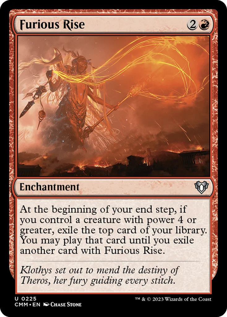 Furious Rise · Commander Masters