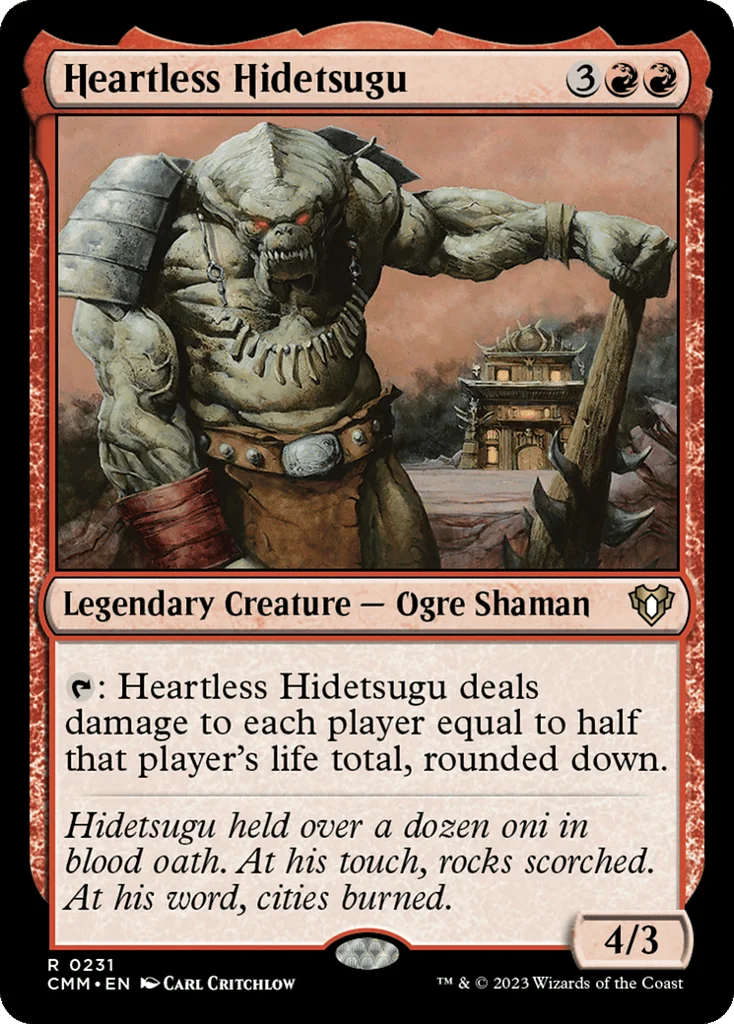 Heartless Hidetsugu · Commander Masters