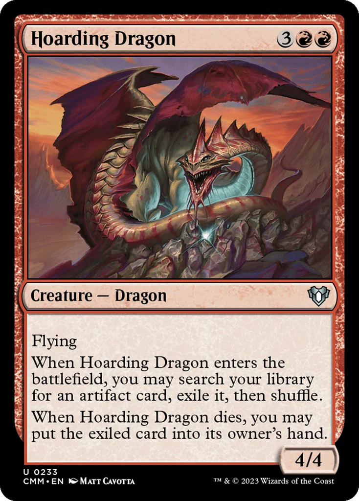 Hoarding Dragon · Commander Masters