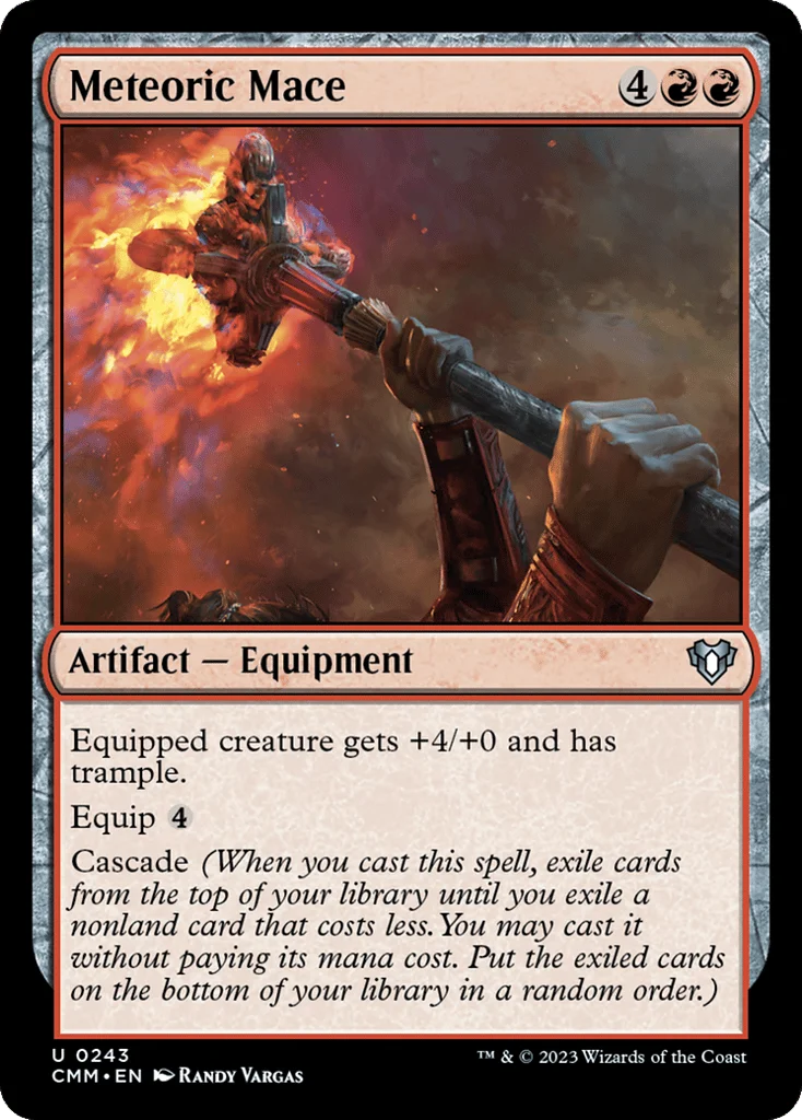 Meteoric Mace · Commander Masters