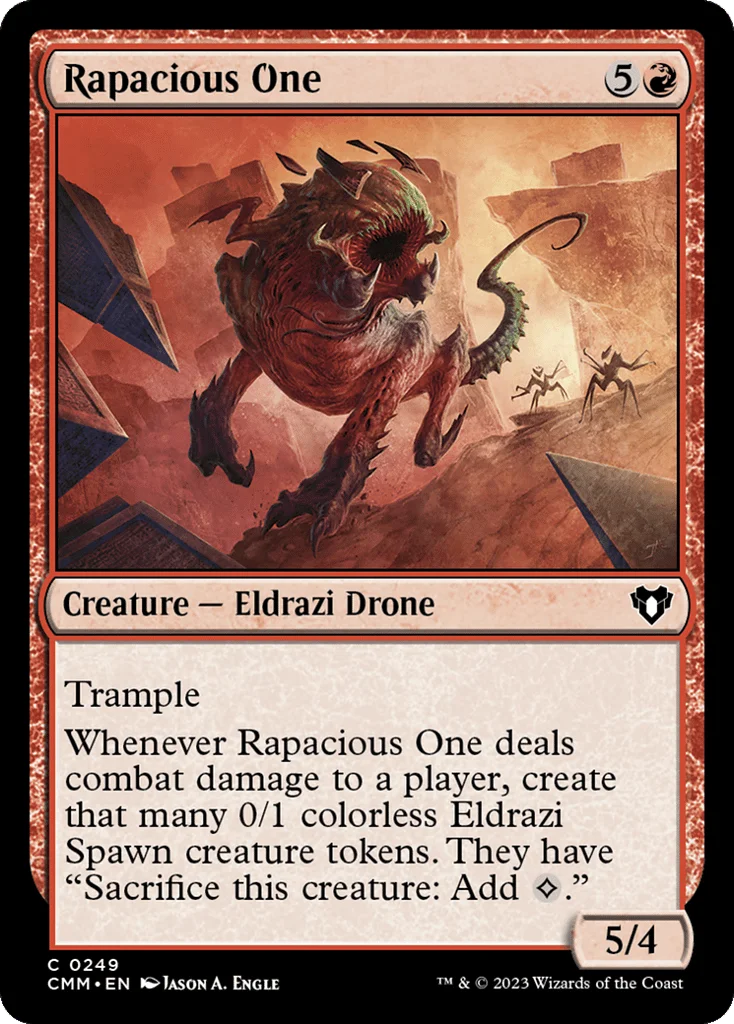 Rapacious One · Commander Masters