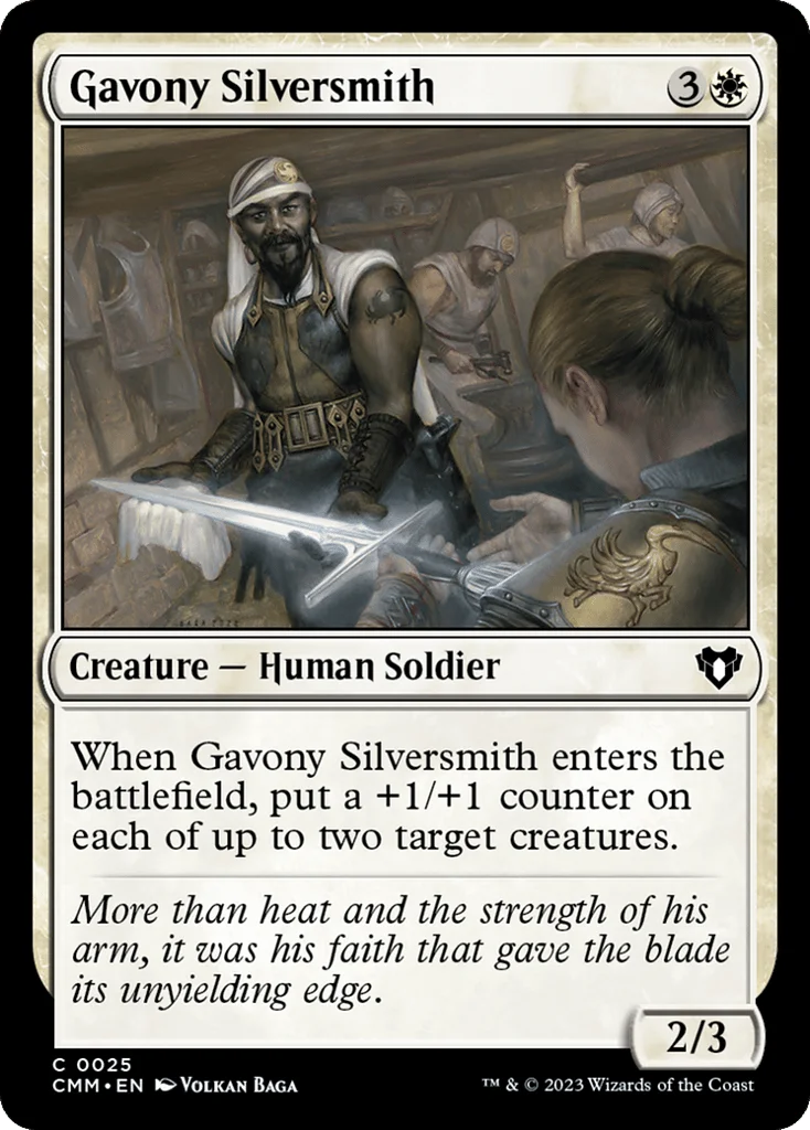 Gavony Silversmith · Commander Masters