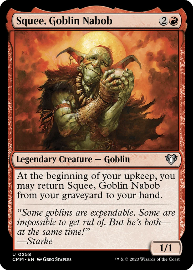 Squee, Goblin Nabob · Commander Masters