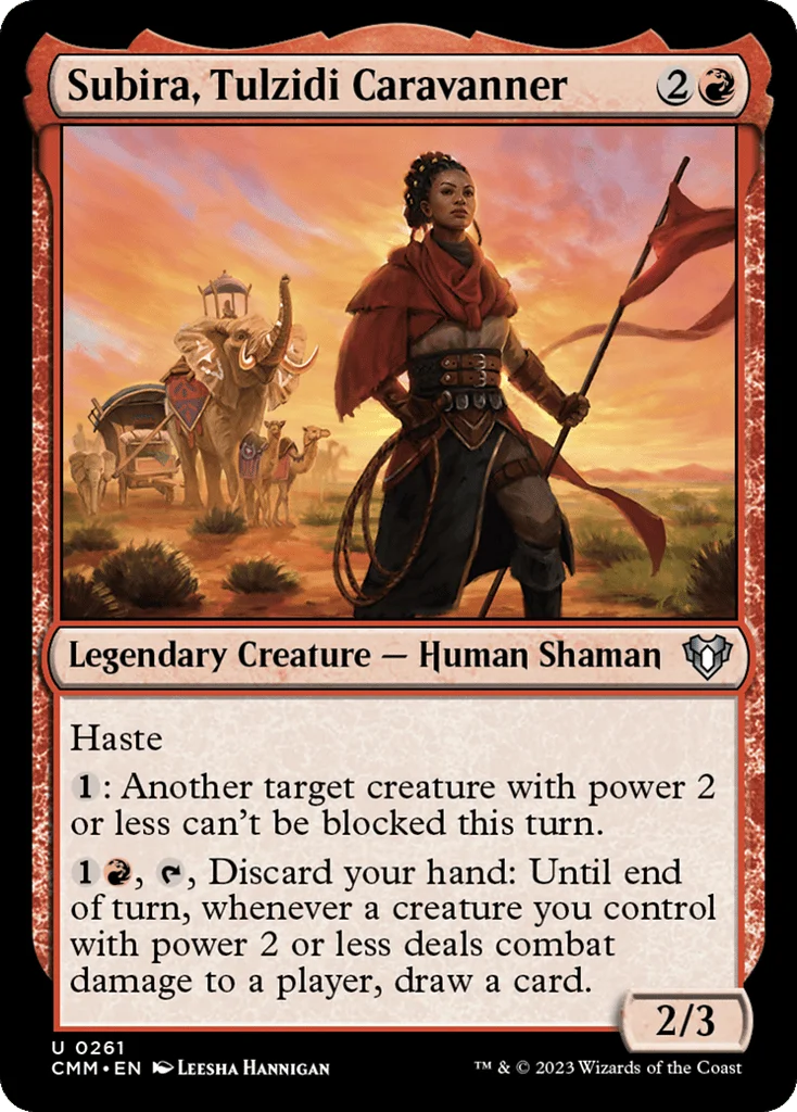 Subira, Tulzidi Caravanner · Commander Masters