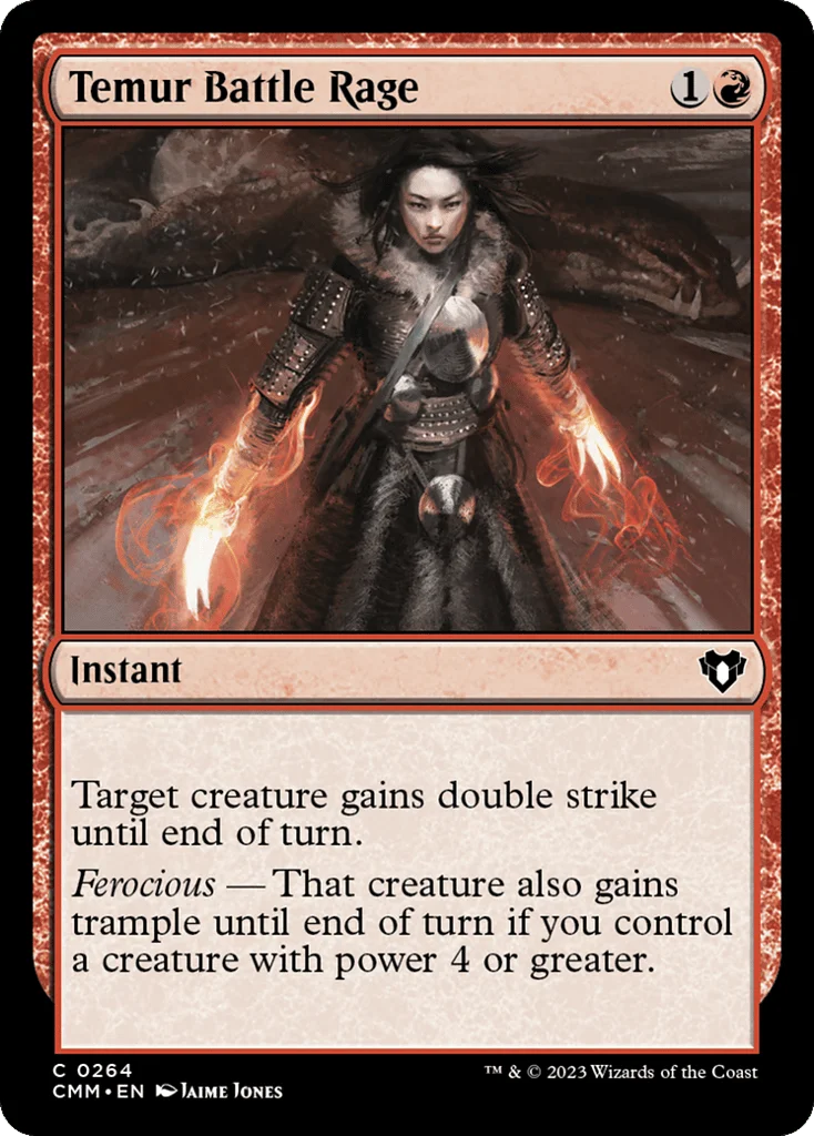 Temur Battle Rage · Commander Masters