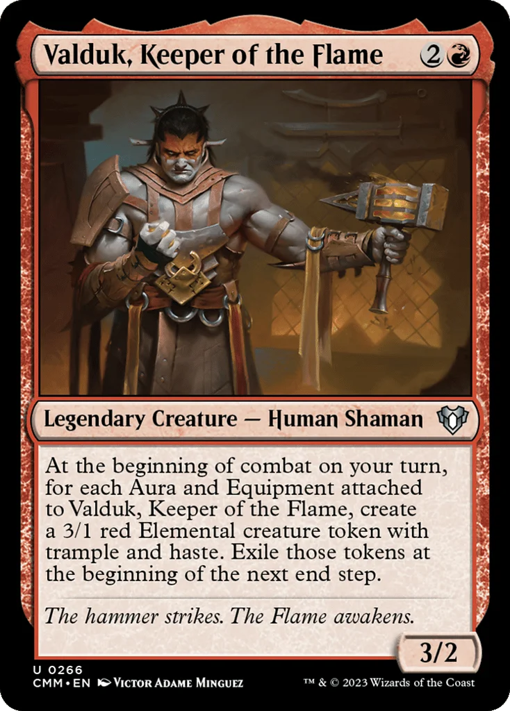 Valduk, Keeper of the Flame · Commander Masters