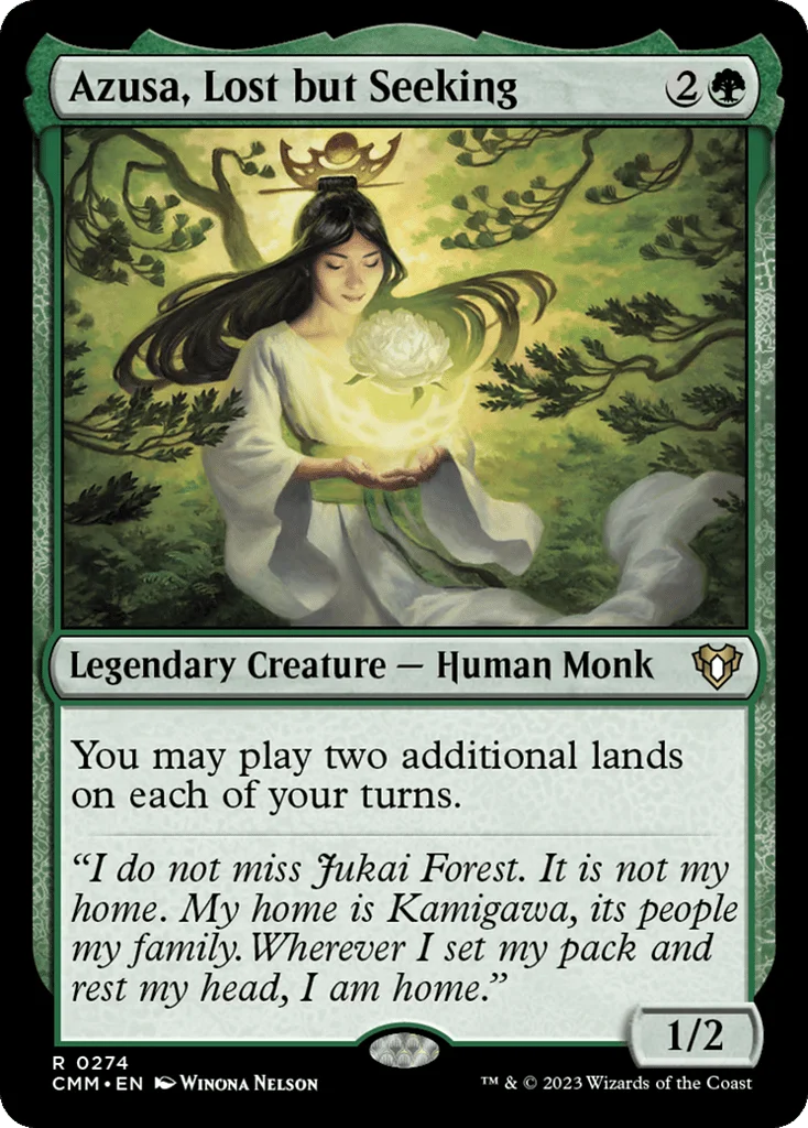 Azusa, Lost but Seeking · Commander Masters