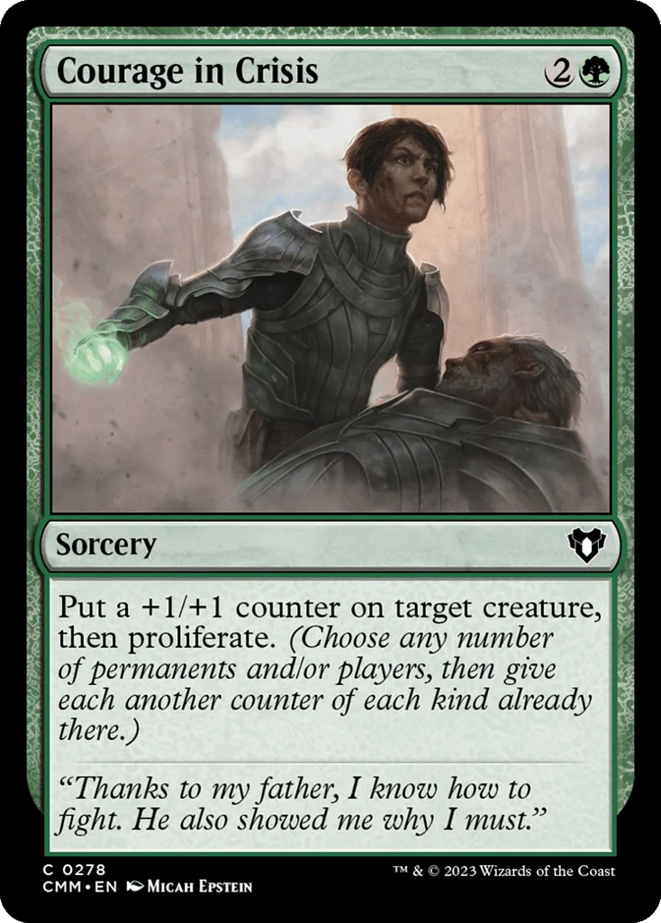 Courage in Crisis · Commander Masters