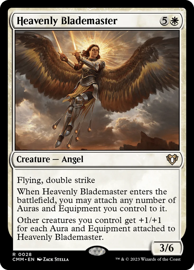 Heavenly Blademaster · Commander Masters