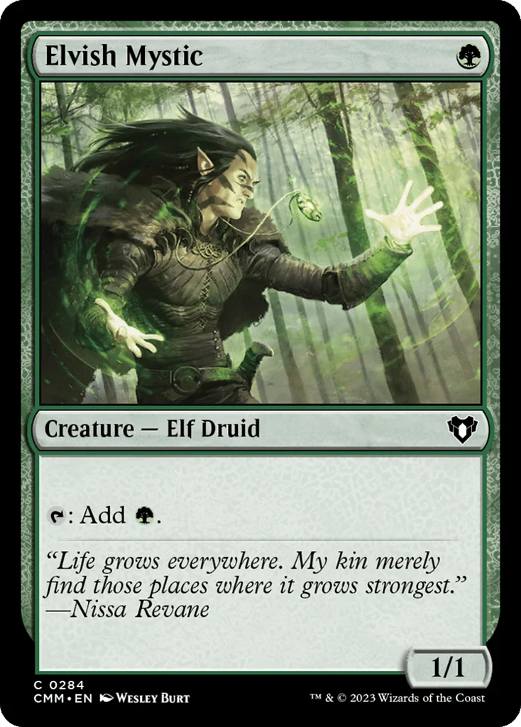 Elvish Mystic · Commander Masters