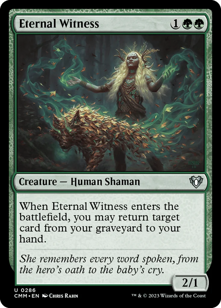 Eternal Witness · Commander Masters