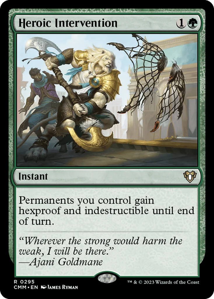 Heroic Intervention · Commander Masters
