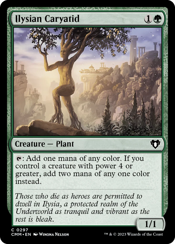 Ilysian Caryatid · Commander Masters