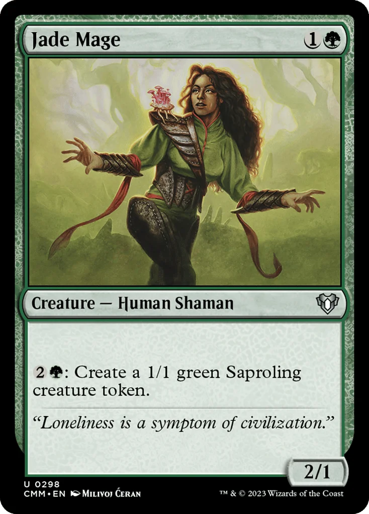 Jade Mage · Commander Masters