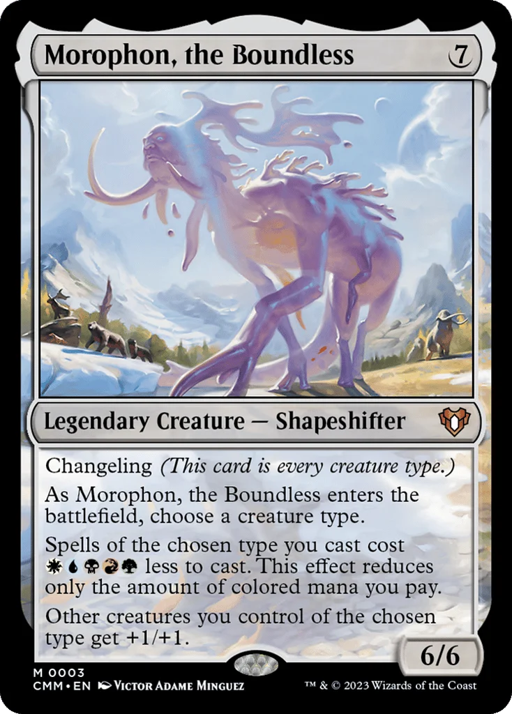 Morophon, the Boundless · Commander Masters