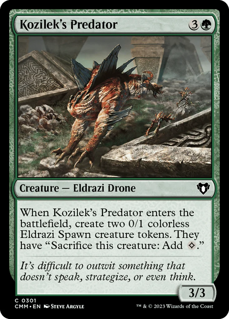 Kozilek's Predator · Commander Masters