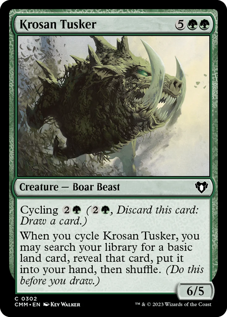 Krosan Tusker · Commander Masters