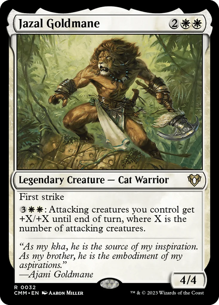 Jazal Goldmane · Commander Masters