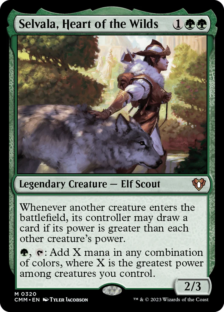 Selvala, Heart of the Wilds · Commander Masters