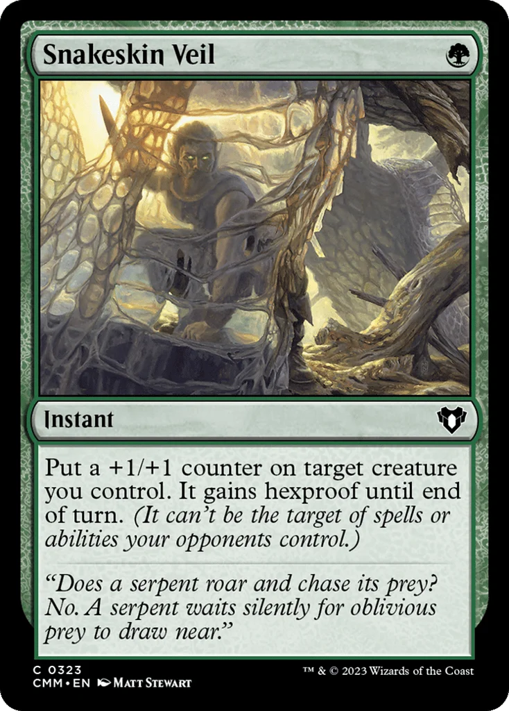 Snakeskin Veil · Commander Masters