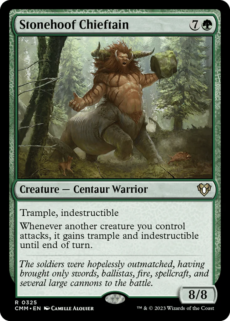 Stonehoof Chieftain · Commander Masters
