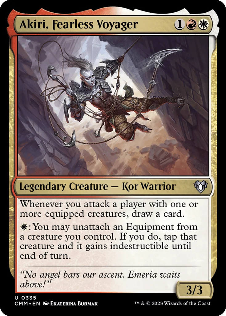 Akiri, Fearless Voyager · Commander Masters