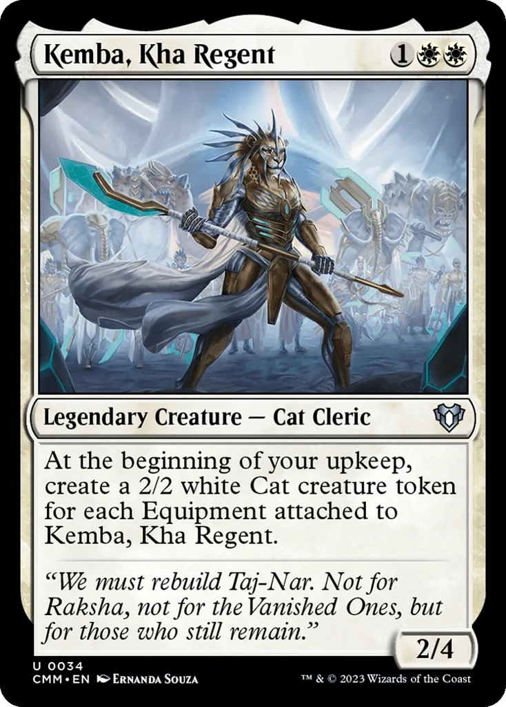 Kemba, Kha Regent · Commander Masters