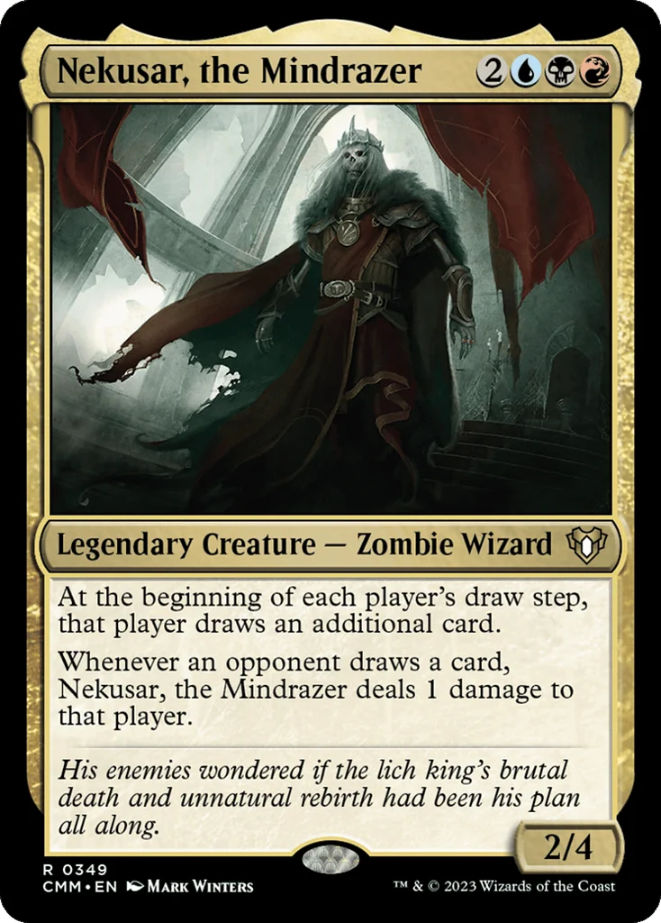 Nekusar, the Mindrazer · Commander Masters