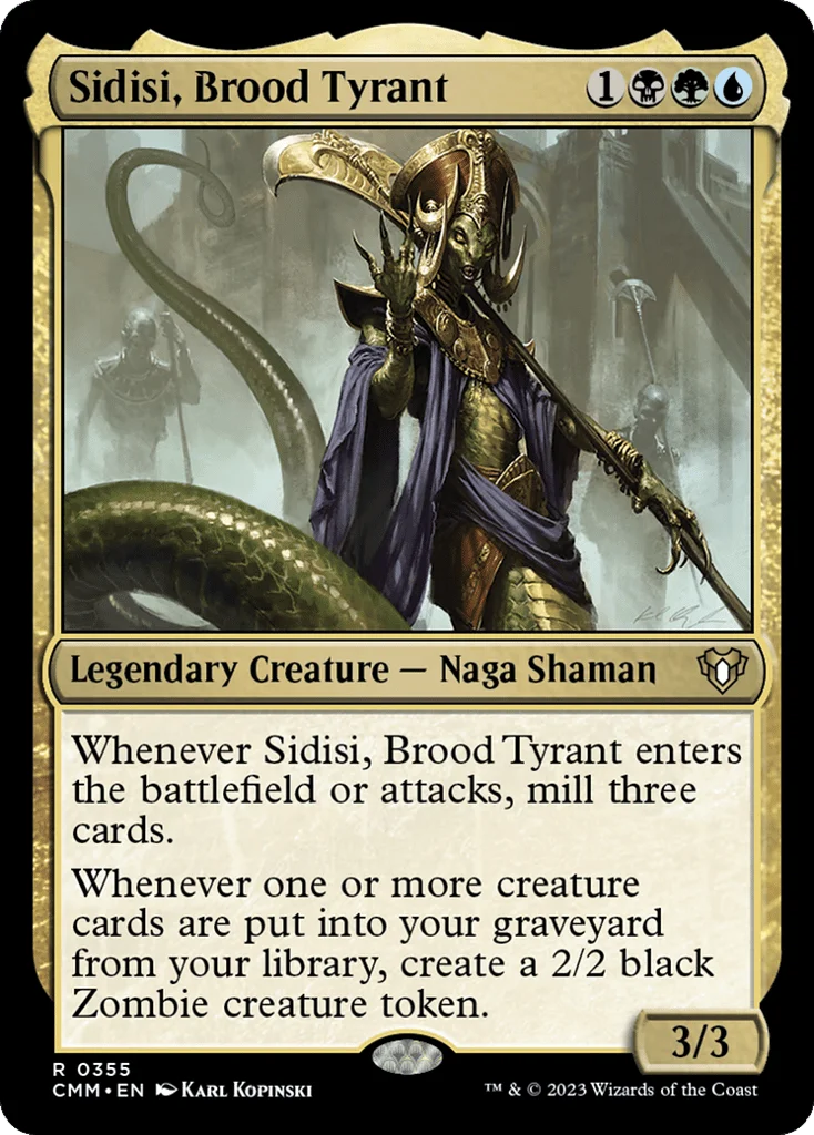 Sidisi, Brood Tyrant · Commander Masters