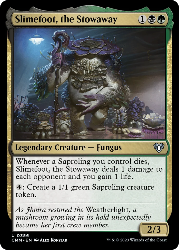 Slimefoot, the Stowaway · Commander Masters