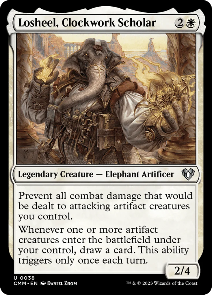Losheel, Clockwork Scholar · Commander Masters