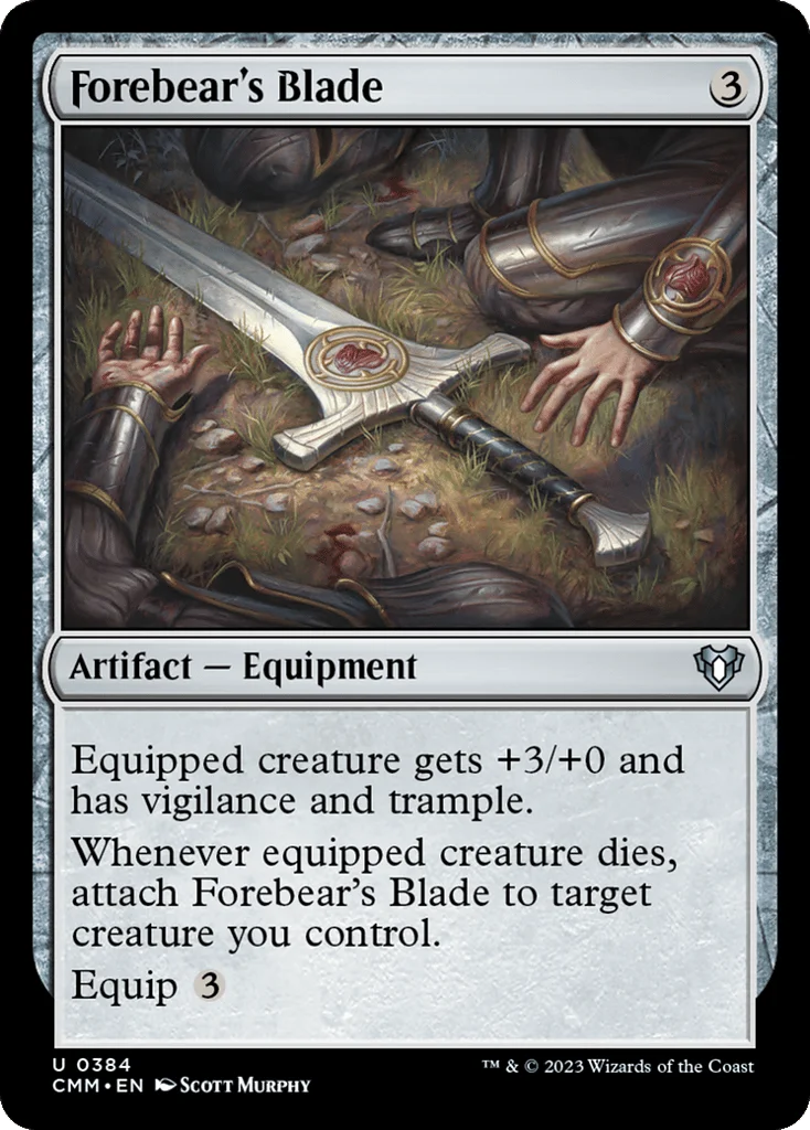 Forebear's Blade · Commander Masters
