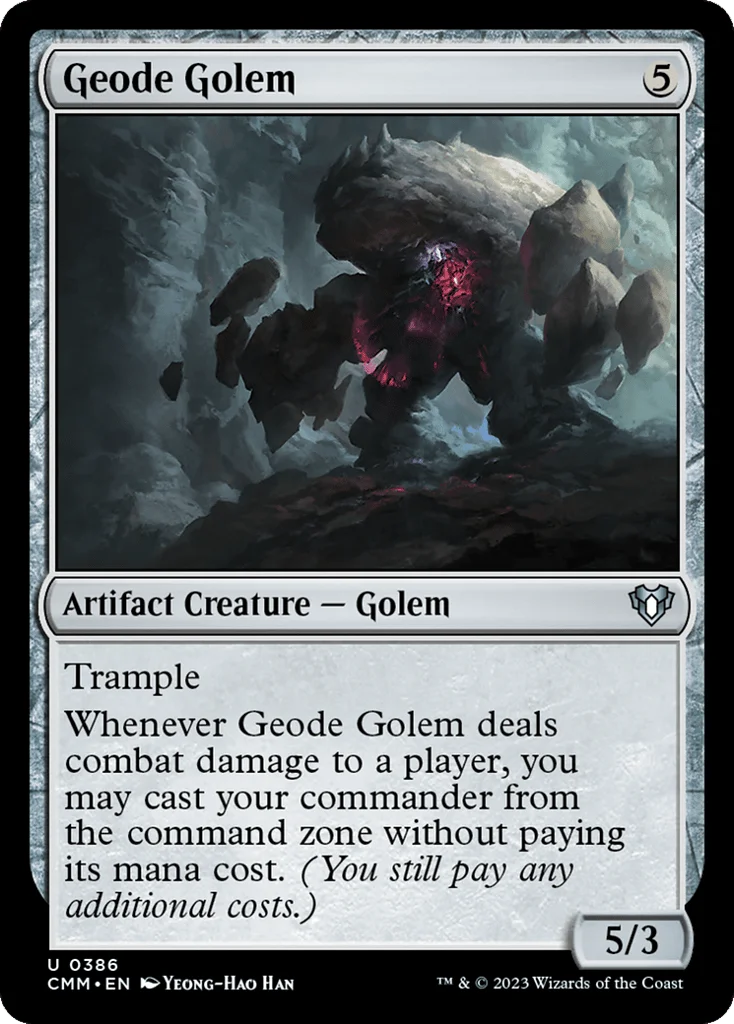 Geode Golem · Commander Masters