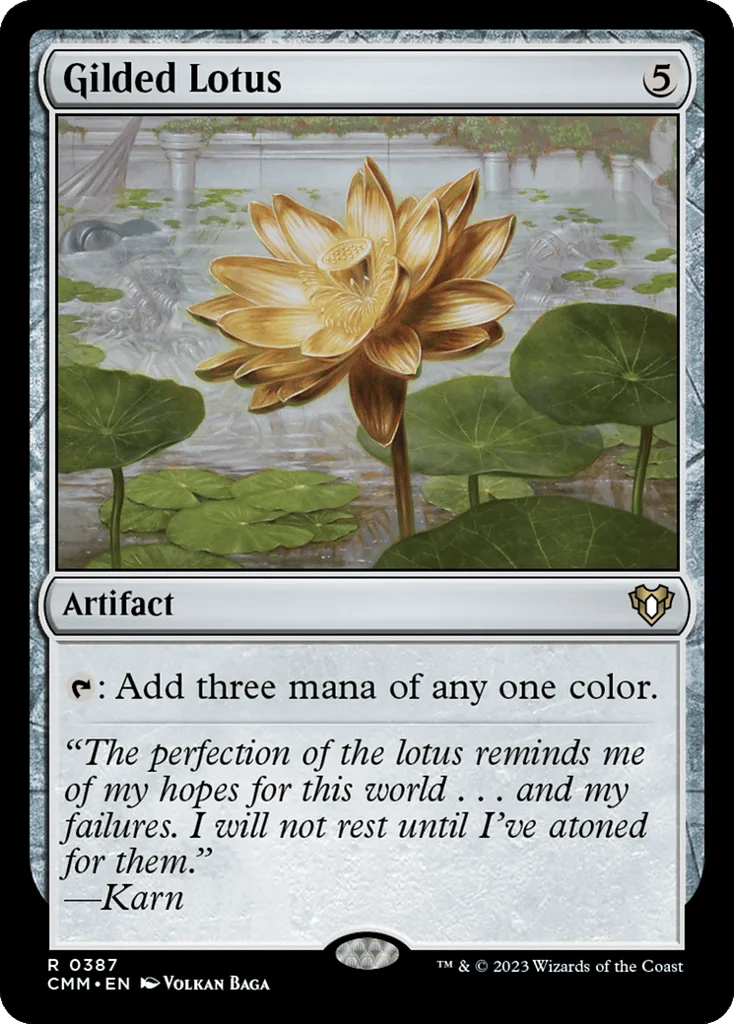 Gilded Lotus · Commander Masters