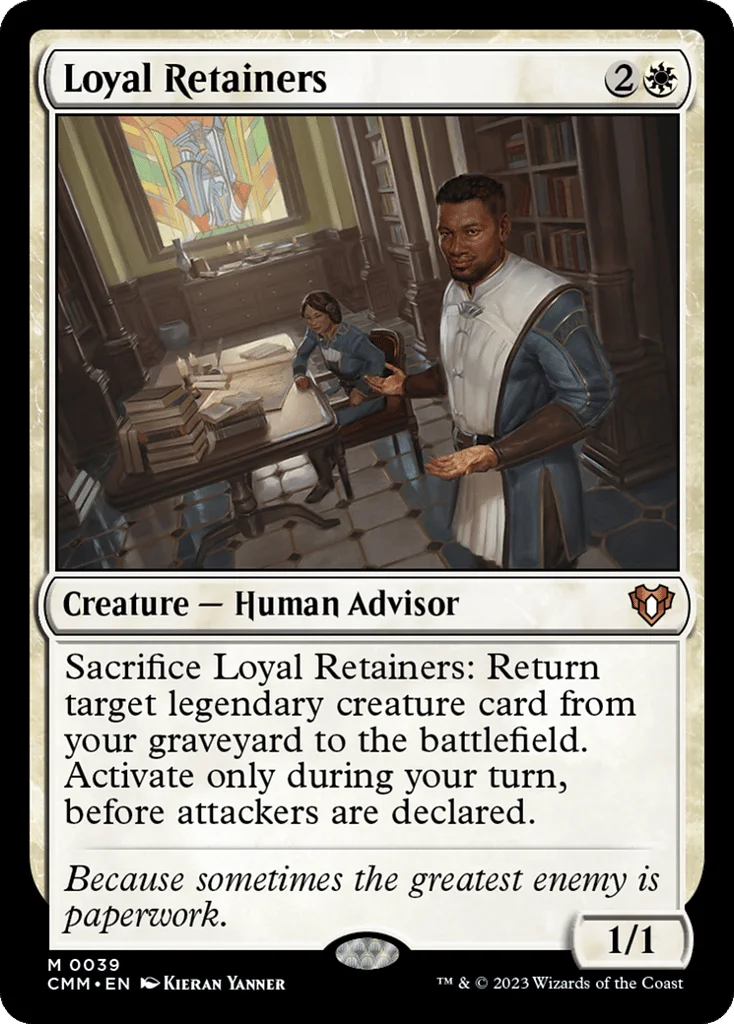 Loyal Retainers · Commander Masters