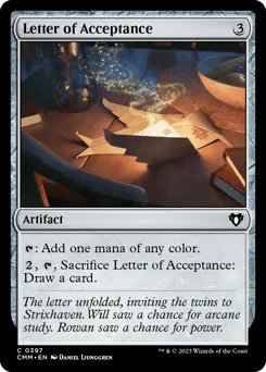 Letter of Acceptance