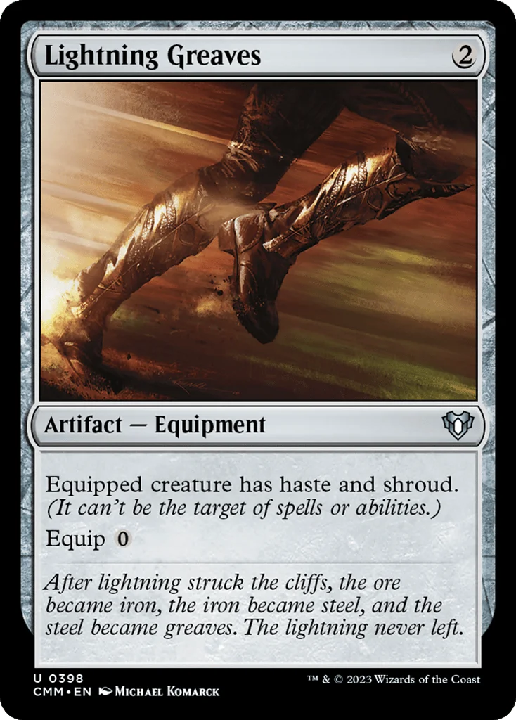 Lightning Greaves · Commander Masters