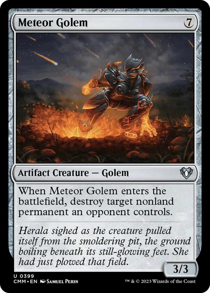 Meteor Golem · Commander Masters